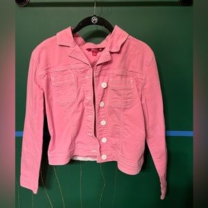 Pink Denim Jacket